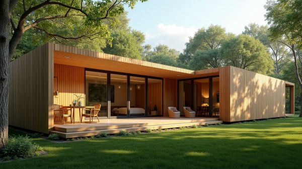 Optez pour une extension de maison en bois modulable et écoresponsable
